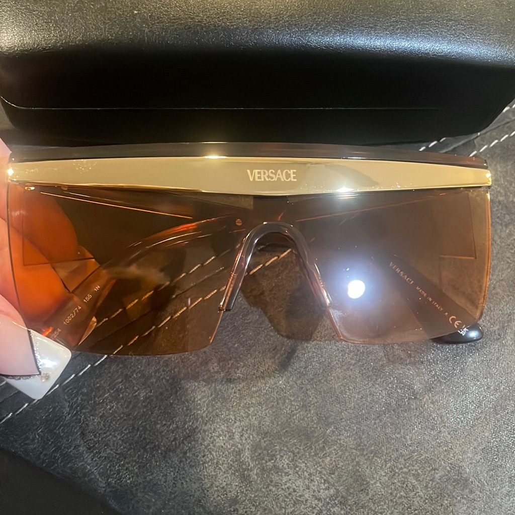 Versace Brown / Gold Sunglasses